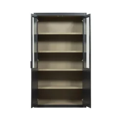 Gunnar Buffetkast grenen matzwart 120 cm