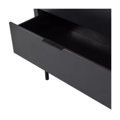 Gunnar Ladekast grenen matzwart 94 cm