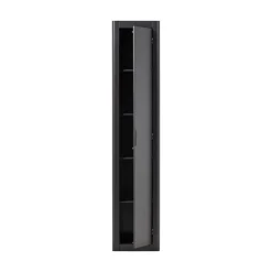 Gunnar Smalle hoge kast grenen matzwart 45 cm