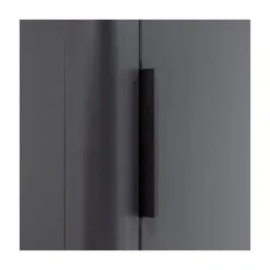 Gunnar Smalle hoge kast grenen matzwart 45 cm