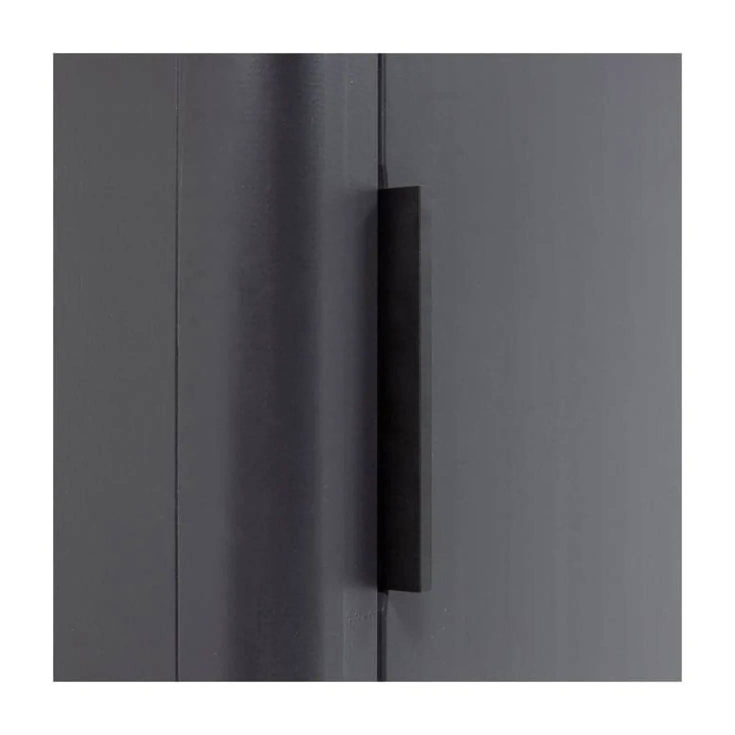 Gunnar Smalle hoge kast grenen matzwart 45 cm