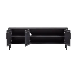Gunnar Tv meubel grenen matzwart 154 cm