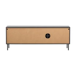 Gunnar Tv meubel grenen matzwart 154 cm