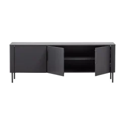 Gunnar Tv meubel grenen matzwart 154 cm