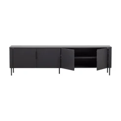 Gunnar Tv meubel grenen matzwart 200 cm