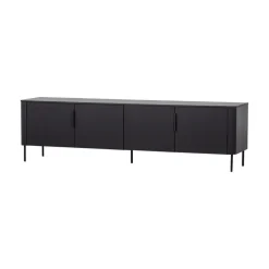 Gunnar Tv meubel grenen matzwart 200 cm