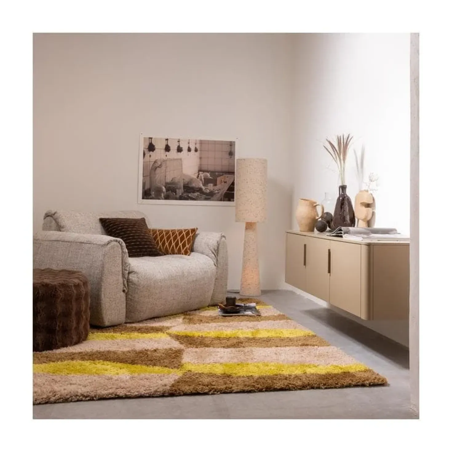 Gunnar Tv meubel grenen mud 154 cm