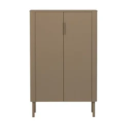 Gunnar Vitrinekast grenen mud 85 cm