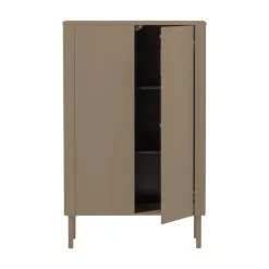 Gunnar Vitrinekast grenen mud 85 cm