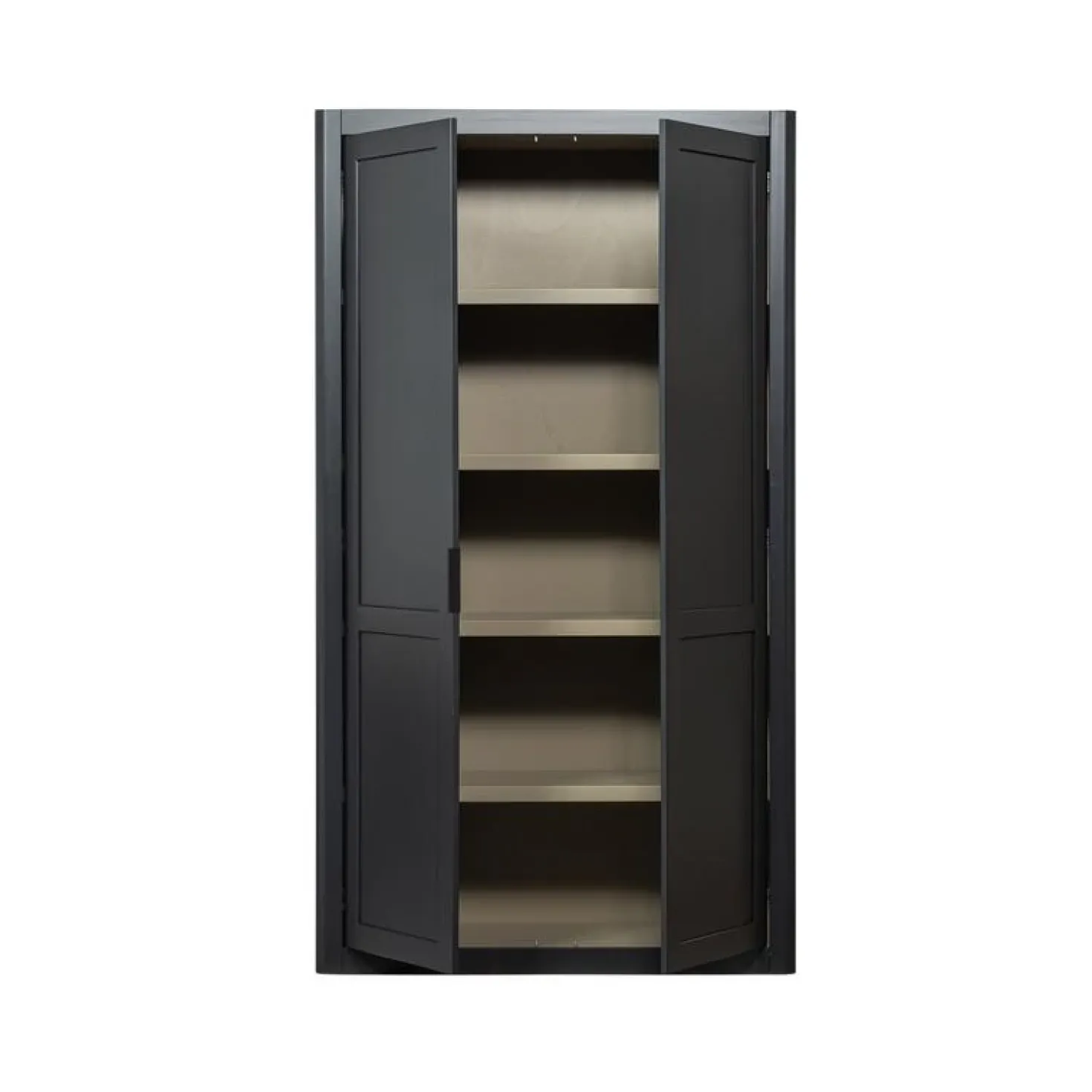 Gunnar Wandkast grenen matzwart/mud 120 cm
