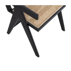 Gunn Eetkamerstoel rattan/hout zwart