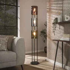 Gurino 3-lichts Vloerlamp Meerkleurig