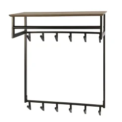 Gustavo Kapstok Hoog 12 haken Bruin 80cm