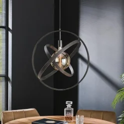 Gyro 1 lichts hanglamp Artic zwart
