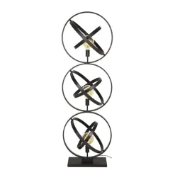 Gyro 3-lichts Vloerlamp Zwart
