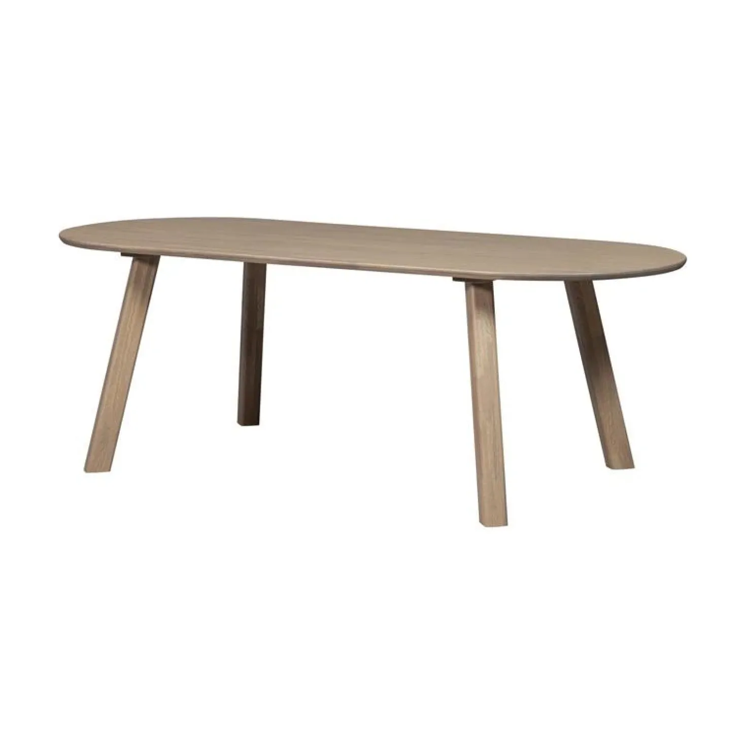 Haarlem 4-standen poot eiken pebble grey set van 2