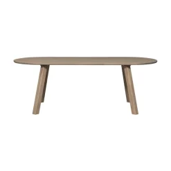 Haarlem 4-standen poot eiken pebble grey set van 2