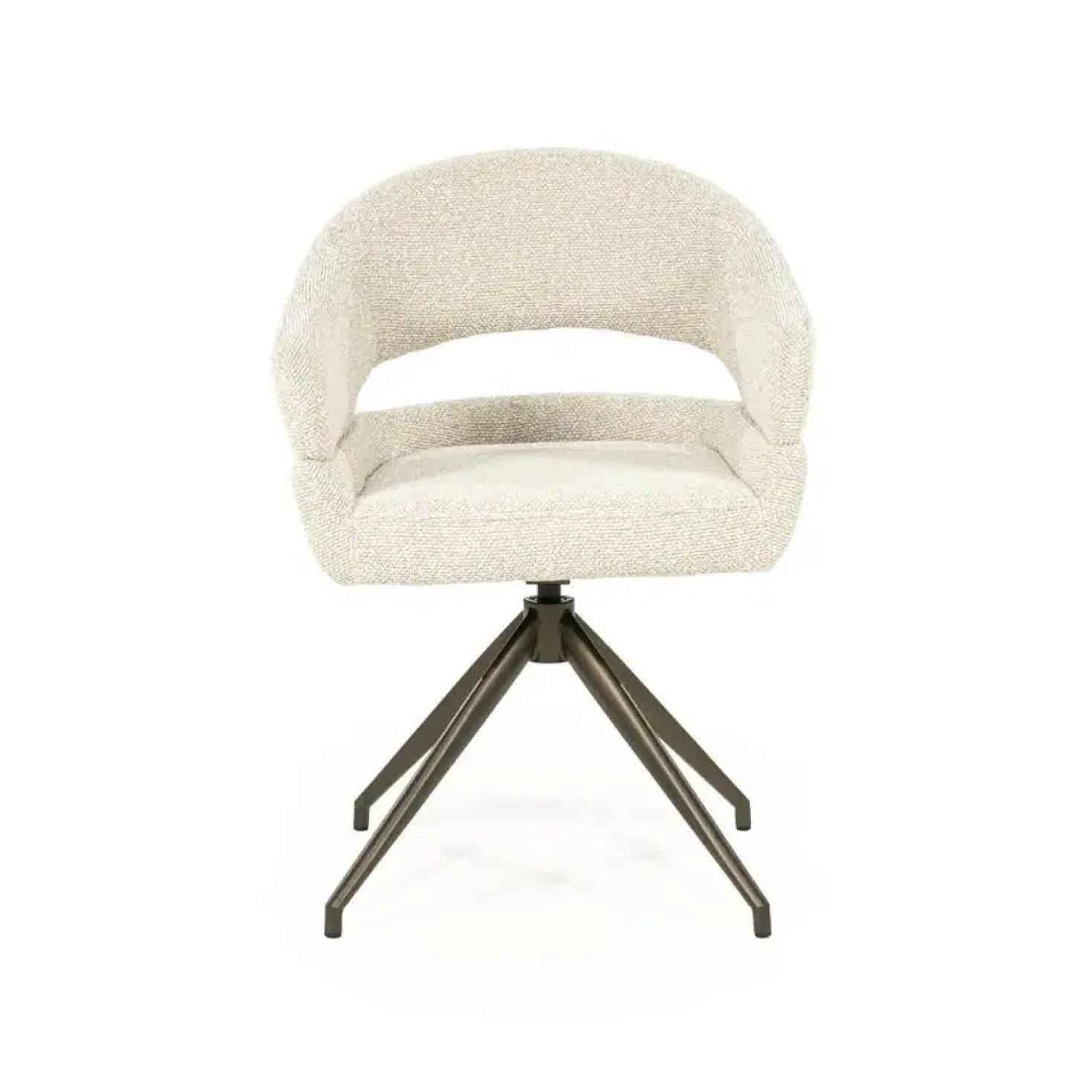 Hailey Eetkamerstoel Beige stof