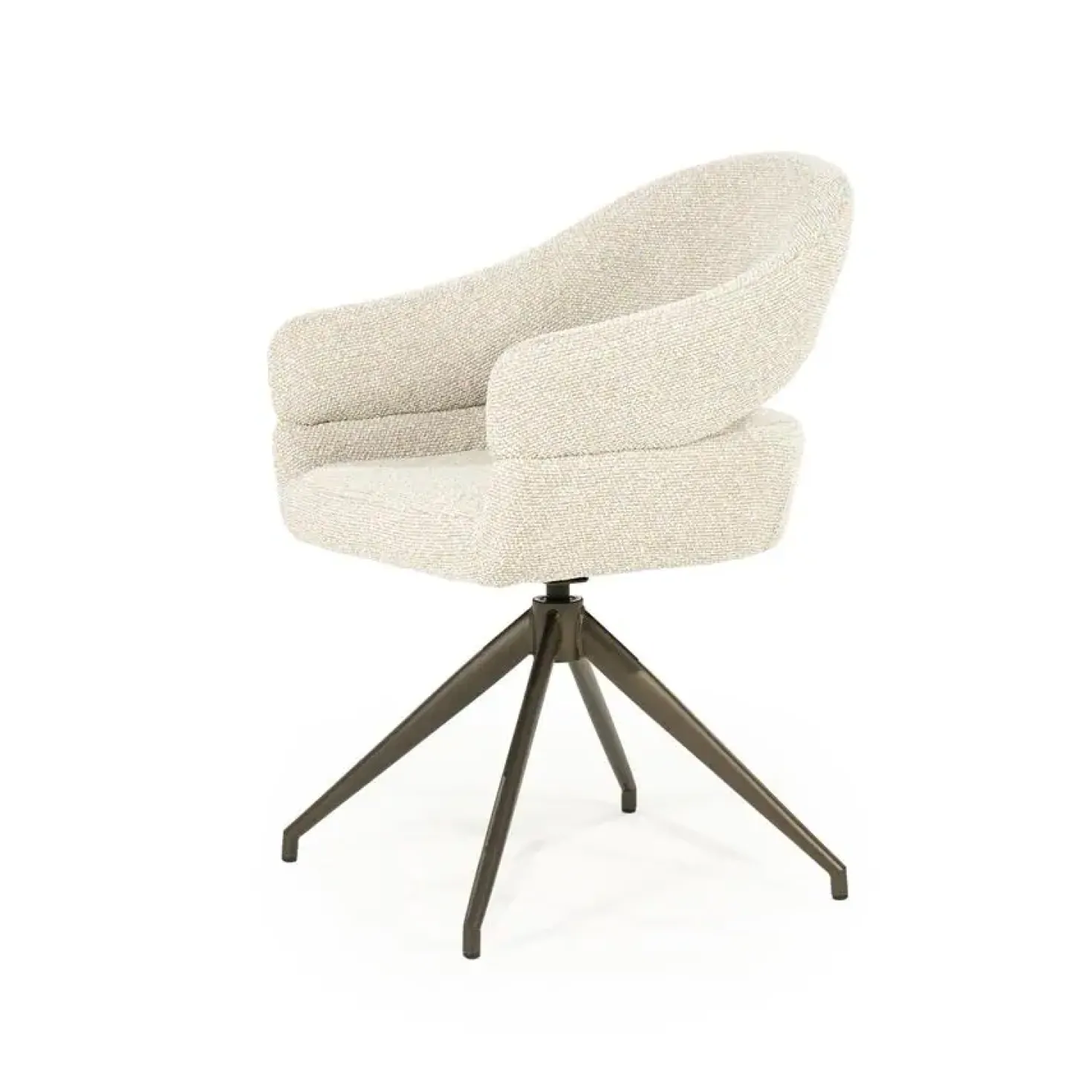 Hailey Eetkamerstoel Beige stof