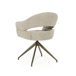 Hailey Eetkamerstoel Taupe stof