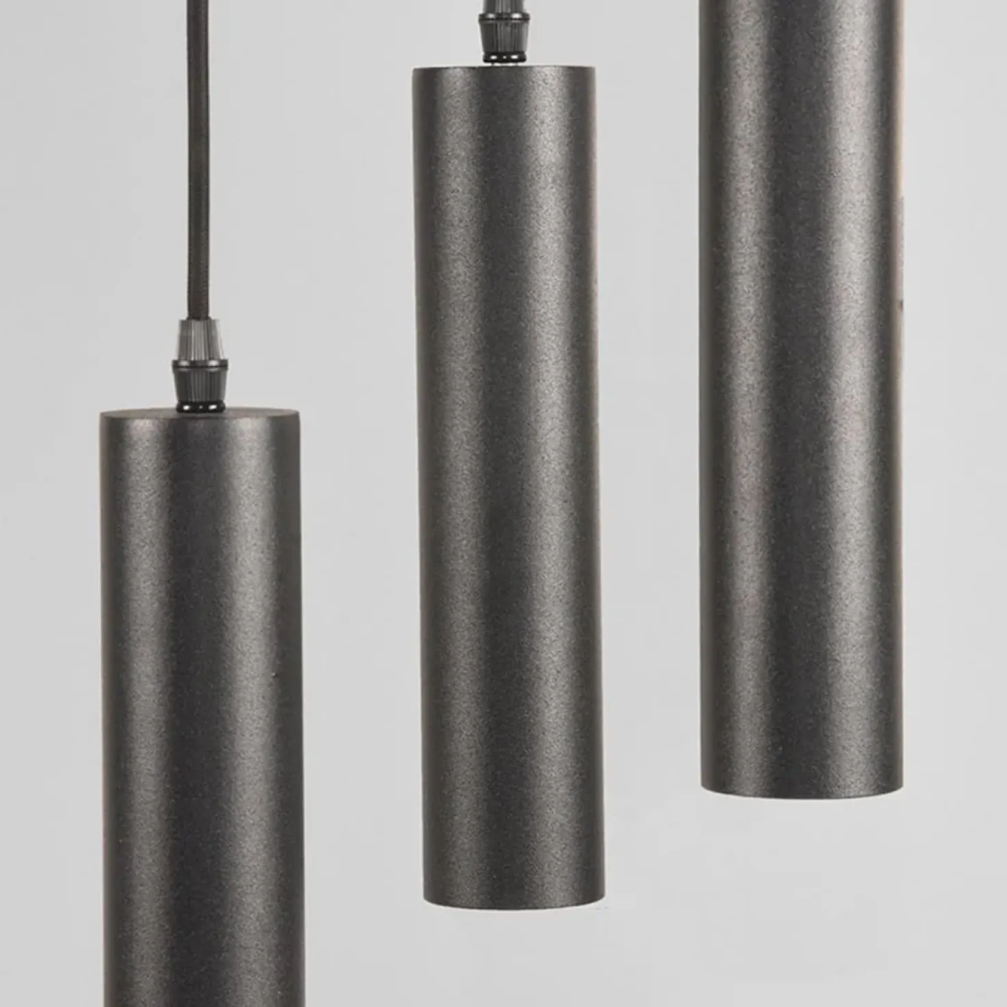 Hanglamp Ferroli Zwart Metaal 3-lichts