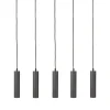 Hanglamp Ferroli Zwart Metaal 5-lichts