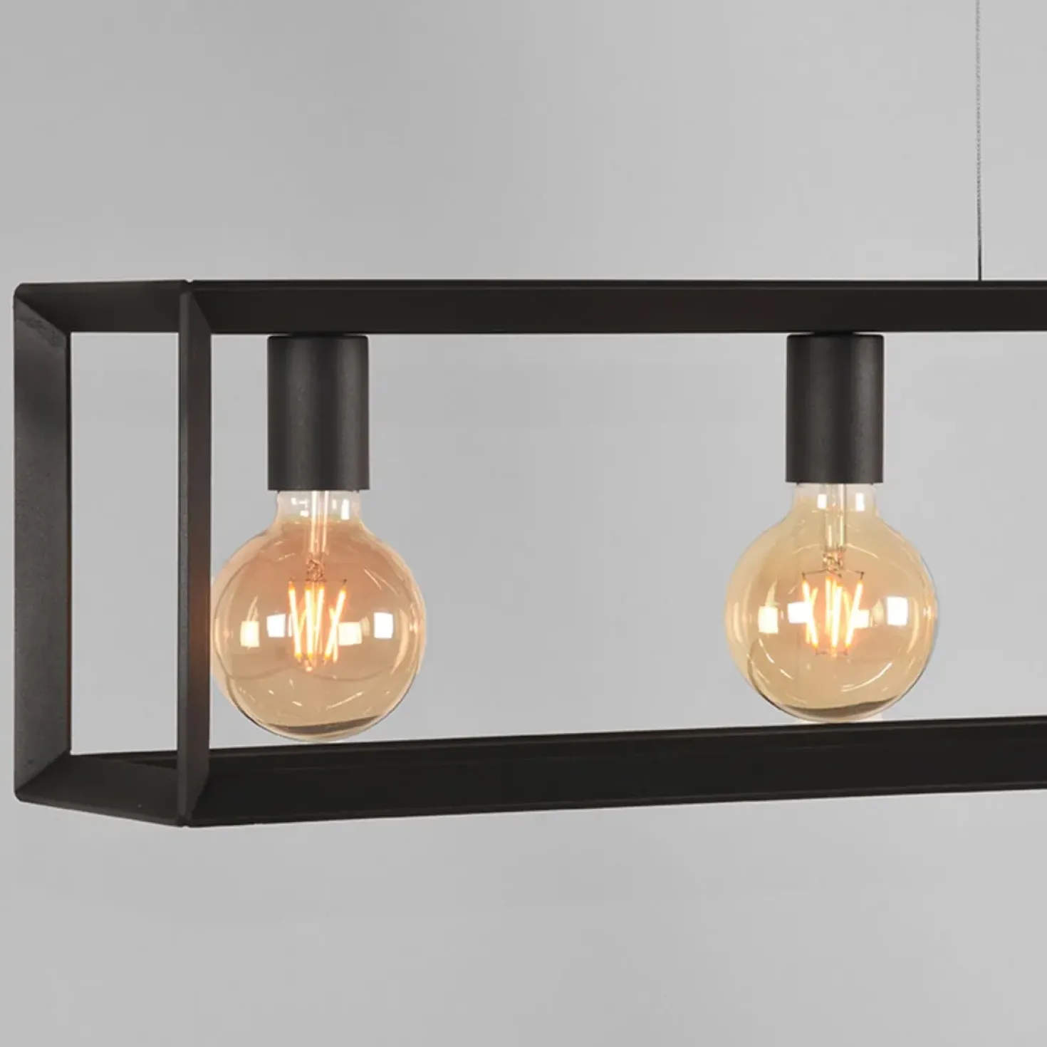 Hanglamp 5-lichts Tetto Zwart Metaal