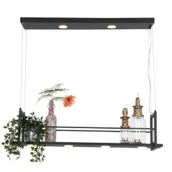 Hanglamp Linh met rek 6-lichts