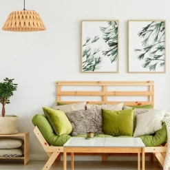 Hanglamp Maze 1-lichts licht hout