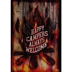 Happy Campers - metalen bord