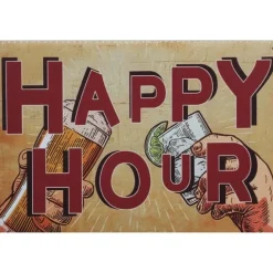 Happy Hour - metalen bord