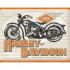 Harley Davidson - Motorcycles 1935 - metalen bord