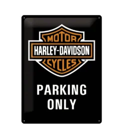 Harley Davidson Parking Only - metalen bord