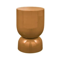 Hekla Bijzettafel metaal oranje 32cm