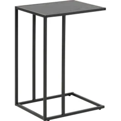Hektor Bijzettafel Zwart 43cm