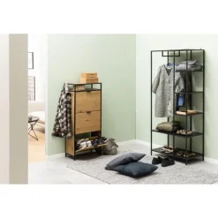 Hektor Schoenenkast 3 lade Naturel 56cm