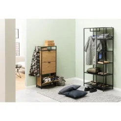 Hektor Schoenenkast 3 lade Naturel 56cm