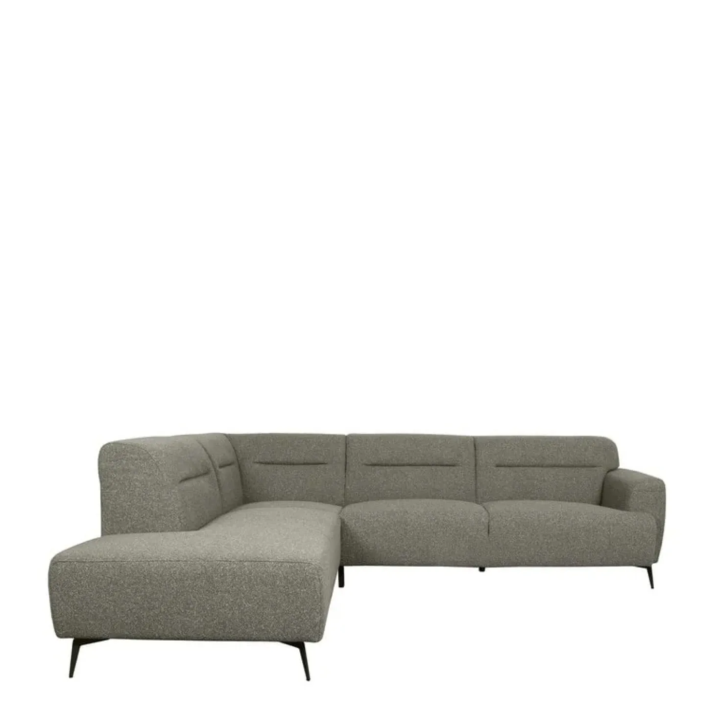 Hoekbank Bolzano Grijs Boucle 270cm