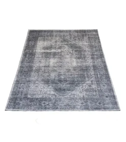 Hoomay vloerkleed vintage rechthoek grijs
