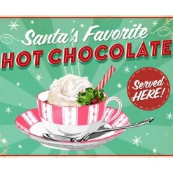 Hot Chocolate - metalen bord