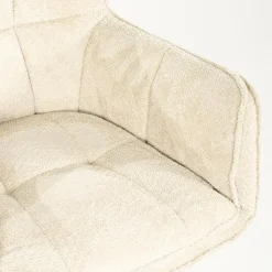 Hugo Eetkamerstoel Beige stof
