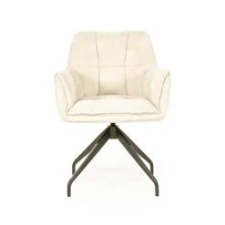 Hugo Eetkamerstoel Beige stof