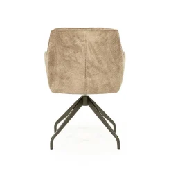 Hugo Eetkamerstoel Taupe stof