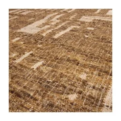 Ian Handgeweven vloerkleed wol/katoen bruin 170x240cm