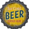 Ice Cold Beer - metalen bord