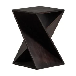 Ikem Bijzettafel acaciahout donkerbruin 41cm