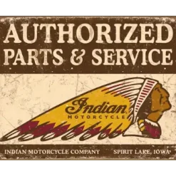 Indian Authorized - metalen bord