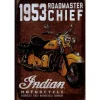 Indian 1953 Roadmaster - metalen bord