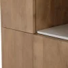Inglegplank Dallas Vakkenkast Beige Marmer Set van 2
