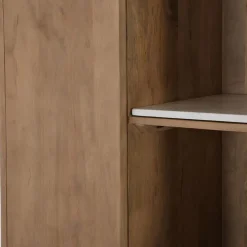 Inglegplank Dallas Vakkenkast Beige Marmer Set van 2